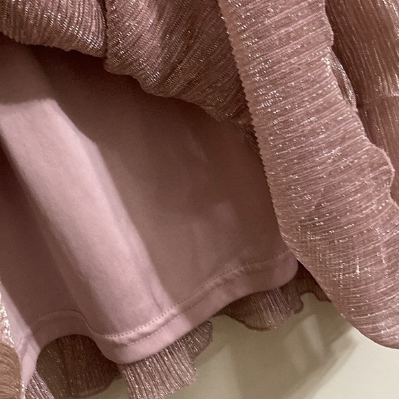 Forever 21 Tiered Babydoll Metallic Dress - Picture 5 of 13